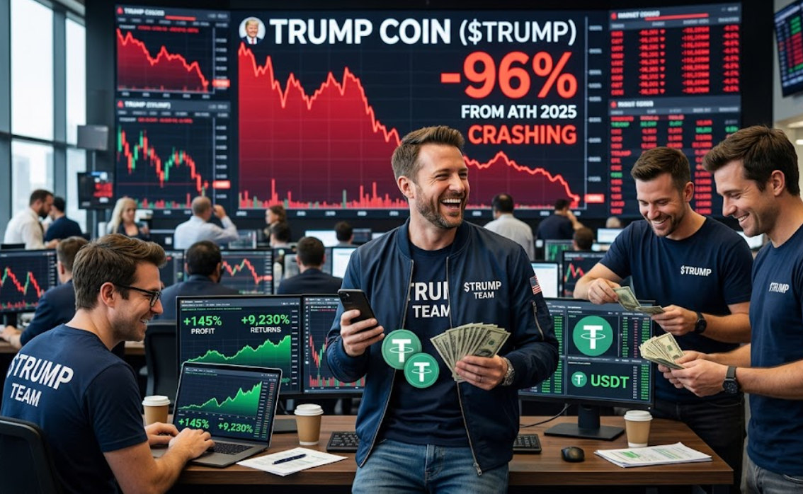 Official Trump (TRUMP) lao dốc 96% từ đỉnh 2025, đội ngũ dự án vẫn đều đặn chốt lời