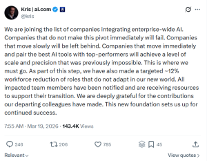 安德森称AI将引发“大规模就业热潮”，驳斥失业恐慌为“虚假叙事”