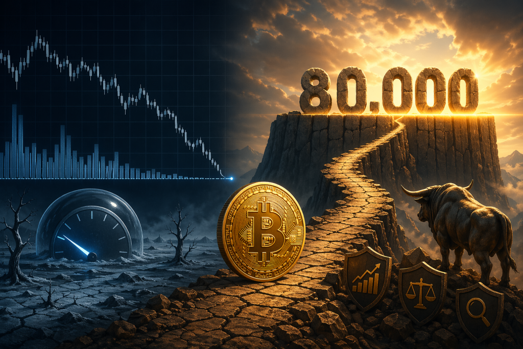 Bitcoin chạm mức funding thấp kỷ lục năm 2023 – Vì sao 80.000 USD là bài kiểm tra lớn tiếp theo
