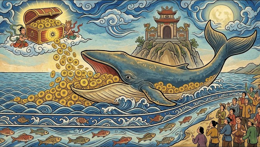 Cá voi tích lũy 220 triệu ADA – Tại sao giá vẫn dưới 0,275 đô la?缩略图 Cá voi tích lũy 220 triệu ADA – Tại sao giá vẫn dưới 0,275 đô la?