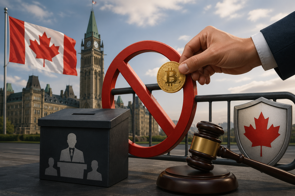 Canada tiến gần hơn đến việc chính thức cấm quyên góp chính trị bằng tiền điện tử