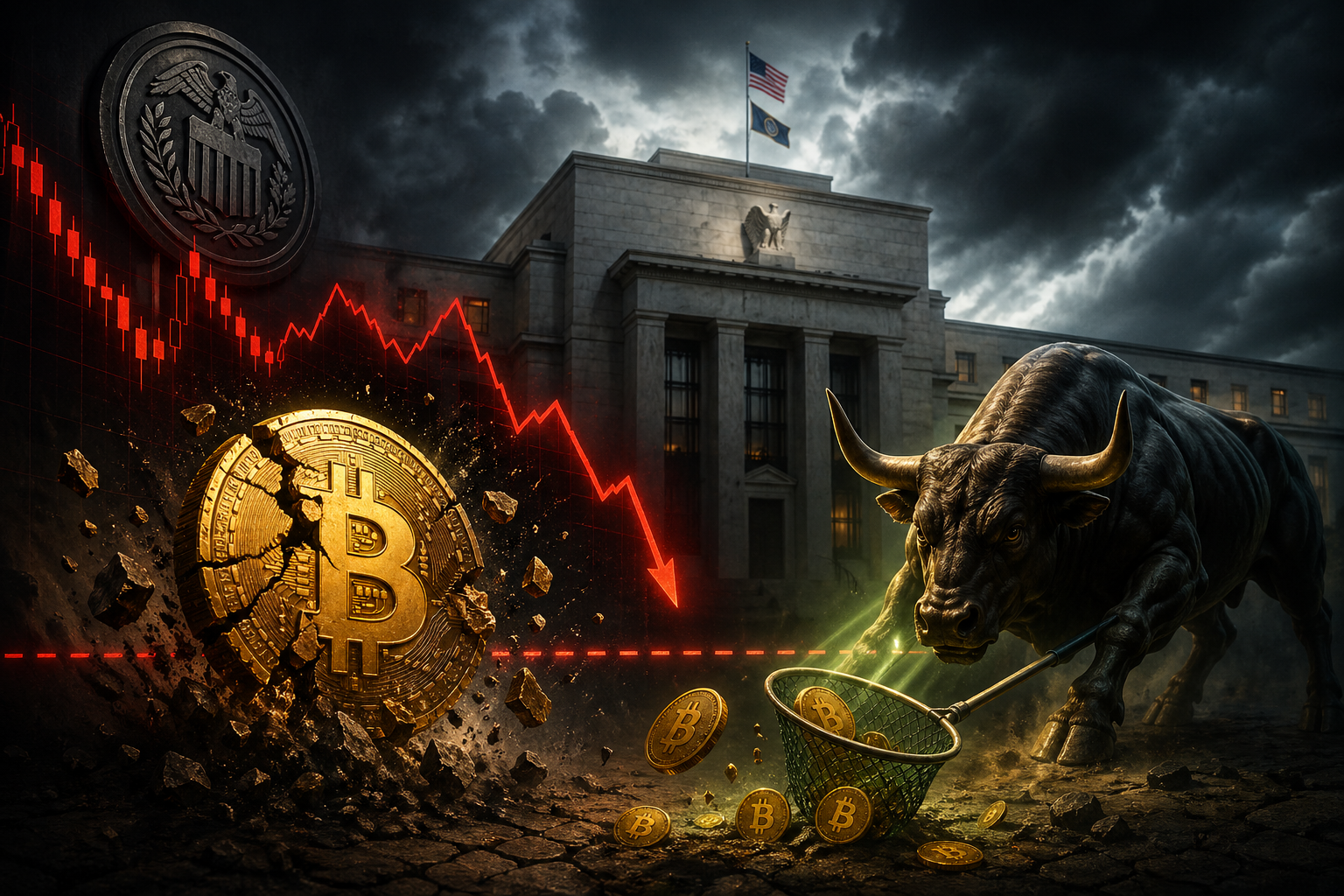 Bitcoin bất ngờ giảm dưới 75.000 USD sau quyết định lãi suất của Fed: Liệu phe bò có bắt đáy?