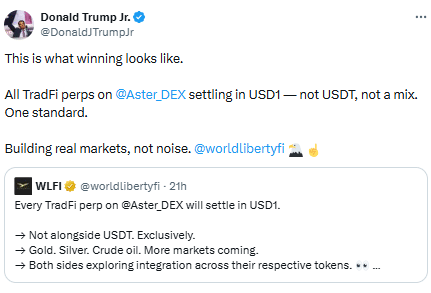 ASTER vs. Hyperliquid: Liệu mức tăng trưởng 34.3% của USD1 có thể thay đổi vị thế dẫn đầu thị trường?缩略图 ASTER