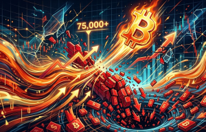 Giá Bitcoin giảm về 75.000 USD khi việc đóng cửa eo biển Hormuz gây áp lực lên thị trường dầu mỏ