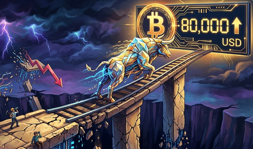 Bitcoin vượt mốc 80.000 USD: Vì sao đà tăng này vẫn đang đứng trên nền tảng không ổn định?