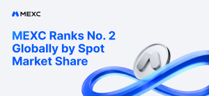 MEXC xếp hạng 2 toàn cầu về thị phần Spot theo báo cáo của TokenInsight